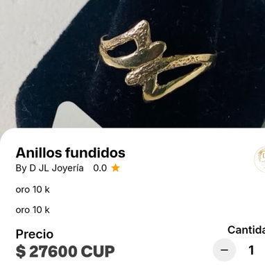 ANILLOS DE ORO 10K (100% ORIGINALES) - Img 126087456