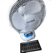 Ventilador de mesa recargable c/ panel solar y 8000mah en batería 3 meses de garantía - Img 50239900