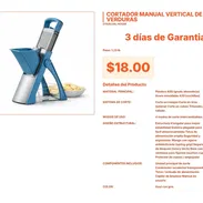 Tu mejor compra es este Cortador manual vertical de verduras hoy 18 USD VPT#-0103 - Img 55444930