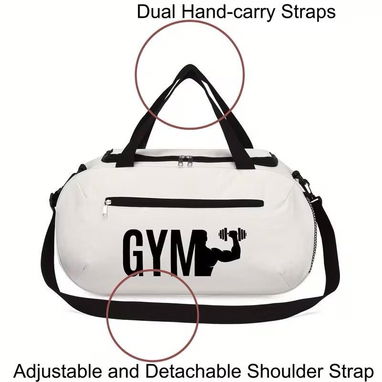 Bolsa Deportiva de Gimnasio – Gran Capacidad ( Negro ) - 2/4