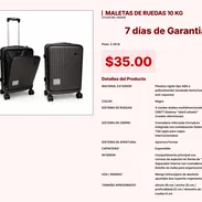 MALETAS DE RUEDAS 10 KG VPT#-0190 - Img 55221160