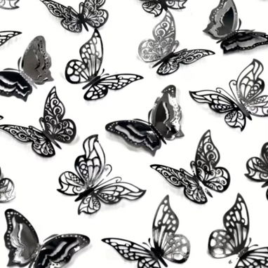 Mariposas de papel y metalizadas para decoración de dulces en repostería. Tipos y precios en la descripción del anuncio - 6/8