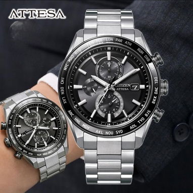 RELOJ CITIZEN ATTESA RADIOCONTROLADO , CRONOGRAFO , SUPER TITANIO CON CRISTAL DE ZAFIRO , LO MEJOR DE CITIZEN 52830802 - 2/6