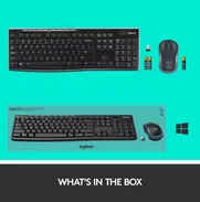 ⌨️ Combo inalámbrico Logitech MK270 - Img 50019620