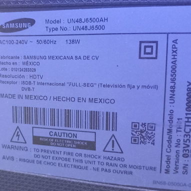 Vendo tv 50" curvo para las piezas. Se oye bien, mando ok, - Img 123631735