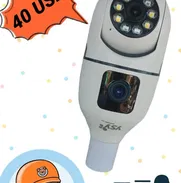 Camara de seguridad tipo Bombillo doble camara en 40 USD o al Cambio en CUP - Img 50342474