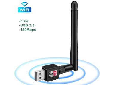 ⭕️ Adaptador Wifi Usb Memoria Wifi ✅  Antena Wifi  Gama Alta Tarjeta de Red NUEVO  Wifi USB  Modem Wifi - Img main-image