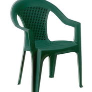Silla con Reposabrazos 7HOUSE Dimensiones: 59x53x89cm Marca 7HOUSE Color Marrón , Blanco y Verde Precio 25 usd - Img 57917151