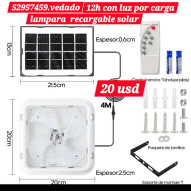 52957459 lamparas de techo BOMBILLOS INCLUIDOS  alarmas de ventanas y puertas timbre inalambrico juego de cubiertos mode - 5/6