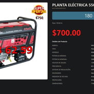 Planta Eléctrica Maxmech 5500W Gasolina Motor de Alto Rendimiento VPT-0208 - Img 54486486