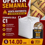 Cemento Cola Gris Porcelánico 25Kg LKTITAN - Img 55748436