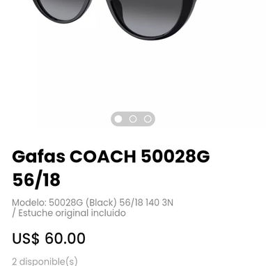 Gafas COACH. Estuche original incluido.De mujer Originales - 2/8