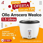 ‼️ *Olla  Arrocera 1.5 L* ‼️  *Marca: Wealco*  😱*Precio: 2️⃣6️⃣USD*😱😱    📍Mensajería con un costo adicional 🚚  💥*G - Img 55547678