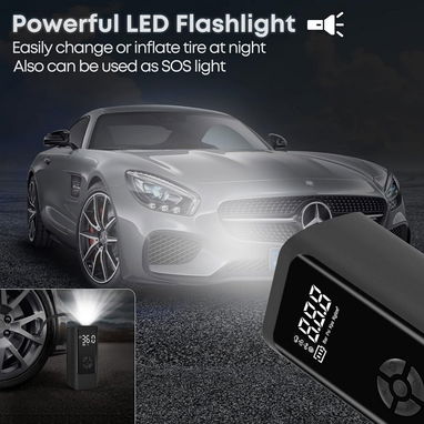 Compresor de aire /usb/portatil/linterna(150 psi) - Img 123717830