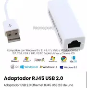 Adaptador de red RJ45 usb 2.0 nuevo - Img 50872775
