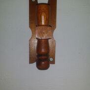 Portavelas de madera para colgar en la pared - Img 45406458