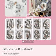 Globos de # plateado - Img 53902519
