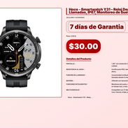 Hoco - Smartwatch Y31 – Reloj Deportivo con Llamadas, IP67, Monitoreo de Sueño . - Img 57102343