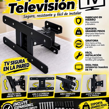 SOPORTES DE TELEVISORES PLASMA( BASES PARA PONERLOS EN LA PARED) - 2/6