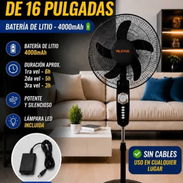 Ventilador recargable batería de litio - Img 56091276