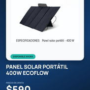 Panel solar portátil 400W Ecoflow - Img 57753017