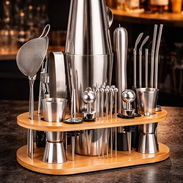 Coctelera Boston 750ml – Set de Bartender 23 piezas – $55 - Img 54759723