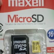2 Memorias Maxell MicroSD con adaptador selladas en empaque. - Img 45340008