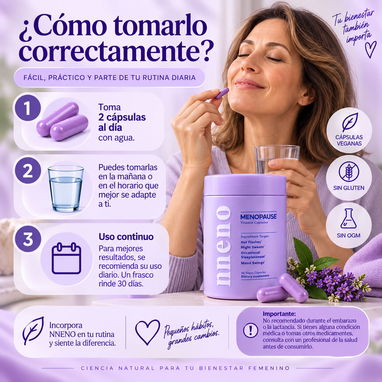 Nneno suplemento vegano Menopausia ashwagandha - 4/4