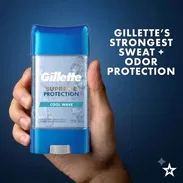 Desodorante Gillette Supreme Protection Clear Gel – Cool Wave (107g) - Img 57379850