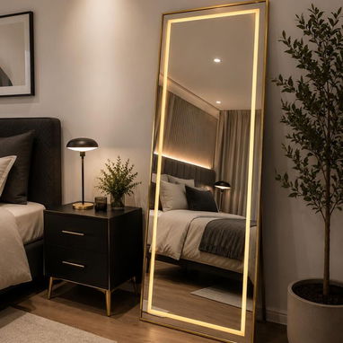 📢 Espejos (grande) con luces Led incluida. Importados - Img 125167080