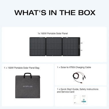 Panel Solar Portátil EcoFlow de 160 W Plegable - 7/9