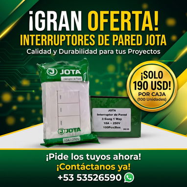 🔌 INTERRUPTORES Y TOMACORRIENTES PARA TU NEGOCIO (Cajas de 100 unidades) - 2/7