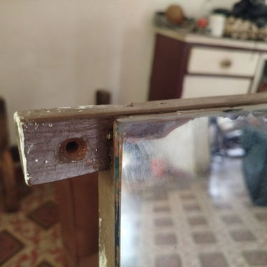 Espejo de pared con marco de madera - 2/2