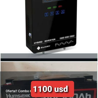 inversor sumnry y batería de 24x100 - 2/2