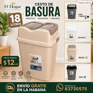 Cesto de Basura 18L. Domicilio Incluido - Img 58096631