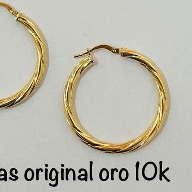 Argollas originales oro 10k calidad garantizada - Img 122808085