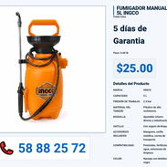 FUMIGADOR MANUAL 5L INGCO VPT-0175 - Img 55992283