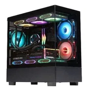 Super Oferta Chasis Gamer WJCOOLMAN Basalt Pro con 9 Fanes incluidos y su controladora RGB Nuevos en caja - Img 52734208