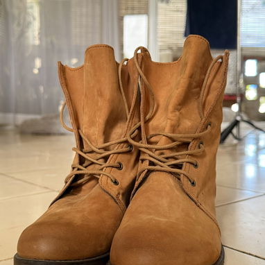 Botines de piel con cordones - 2/4