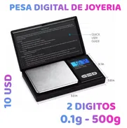 10 USD - Pesa Digital de Precisión 0.1g - 500g - Img 50109152