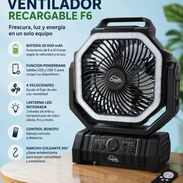 VENTILADOR RECARGABLE F6 🔋 - Img 56570790