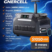 🔋 Estación de Energía 2400W Gnercell - Img 55550028