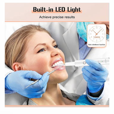 kit de limpieza de dientes recargable de 4 modos con herramientas dentales, 2 cabezales - Img 108113904