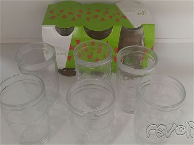 vasos de cristal de diferentes formas juegos - Img 67487068