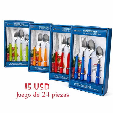 Set de cubiertos de silicona con organizador y juego de cubiertos de mesa - Img 121934301