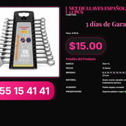 SET DE LLAVES ESPAÑOLA DE 12 PCS - Img 57261080