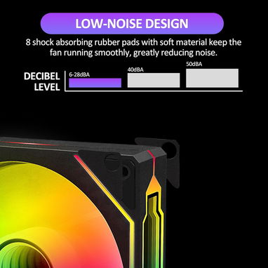 🌈🖥️ PACK 3 FANES 120MM ARGB INFINITY MIRROR PWM PARA PC GAMER ENVÍO DISPONIBLE + GARANTÍA - Img 118793874