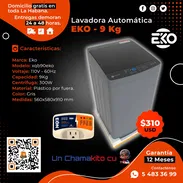 🚨 A 310🚨 LAVADORA AUTOMÁTICA EKO 9 KG. MENSAJERÍA CON FACTURA Y GARANTÍA. TLF 54833699 - Img 50803808