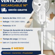 Ventilador recargable - Img 56939982