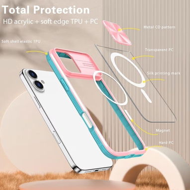 Funda Magnética iPhone 17 Cubierta Deslizable Cámara... | videojuegoshabana.com - Img 123491019